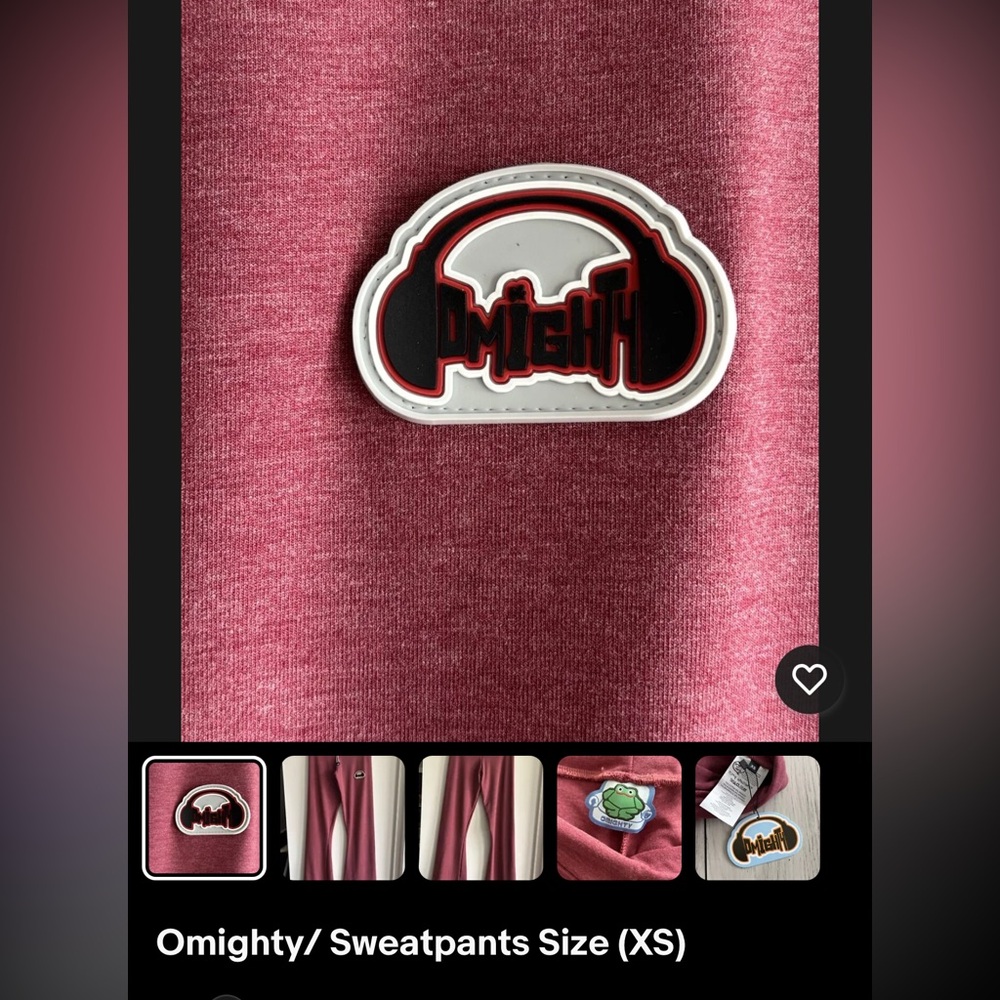 Omighty  / sweatpants  & tub-top  . / size: (XS)